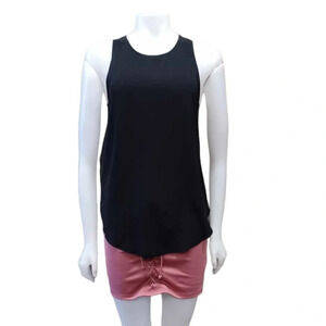 Wilfred  100% Silk Black Sleeveless Top Size Small